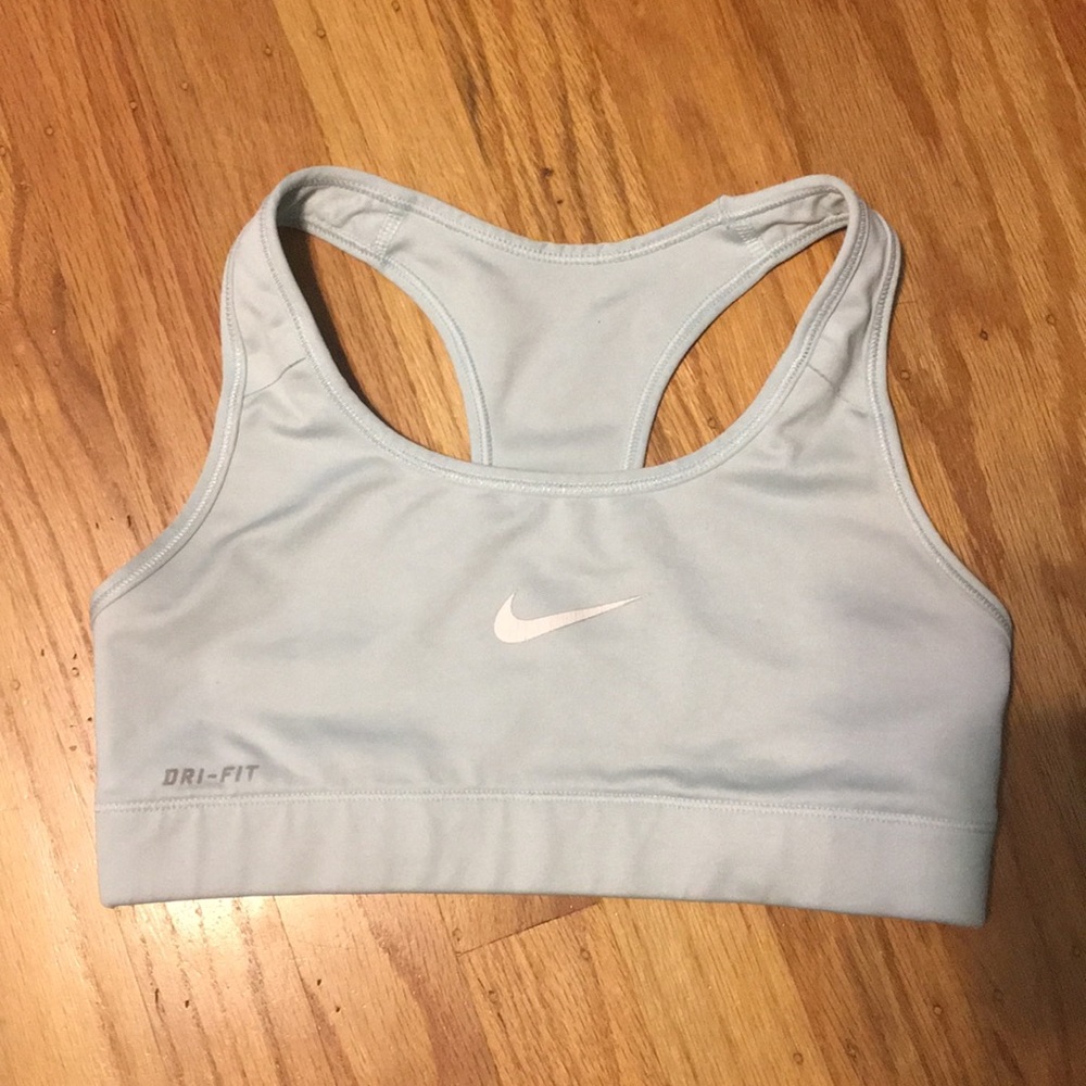 Light Blue Nike Sports Bra